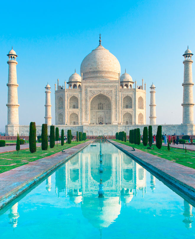 Taj Mahal i Agra, Indien