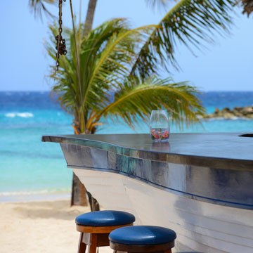 Beach bar i Avila, Curaçao