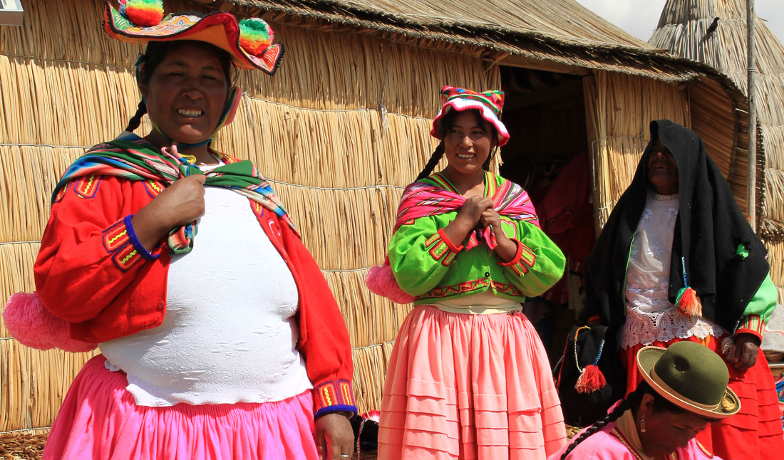 Uru folk i Titicacasjön. Foto: Ketil Olsen
