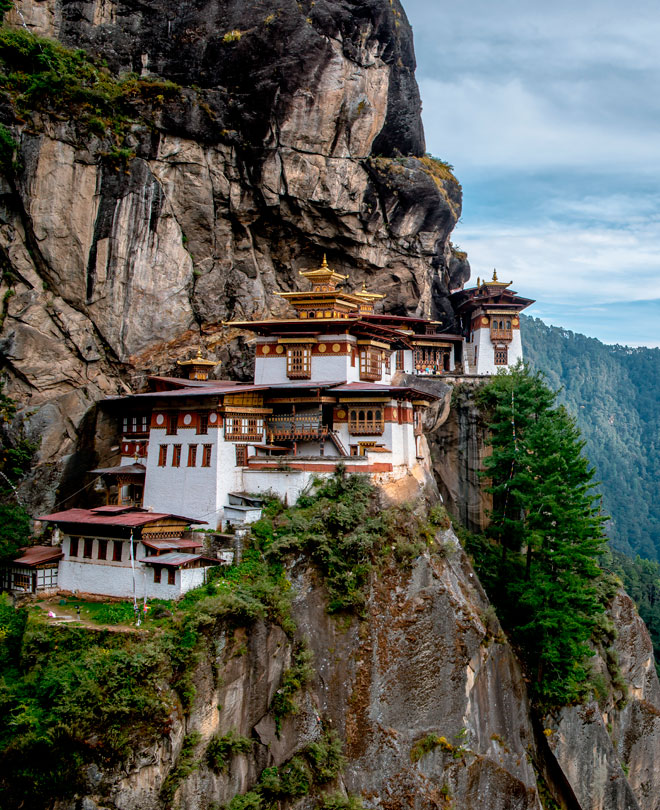 Taktsang Monastery i Paro, bhutan