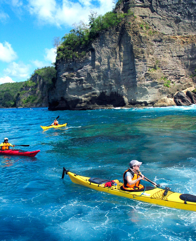 kayaking i Saint Lucia 