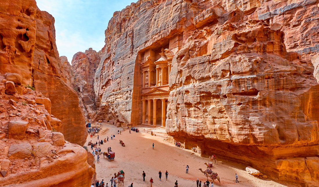 Skattkammaren i Petra, Jordanien