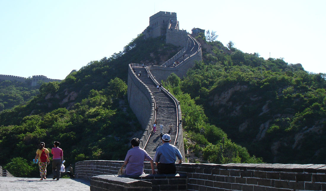 Kinesiska muren vid Beijing, Kina